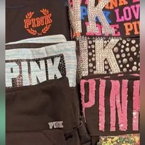 ISO pink/vs crossover leggings, full length only